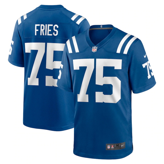 mens nike will fries royal indianapolis colts game jersey